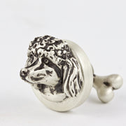 Poodle pair of Dog Cufflinks Jewelry